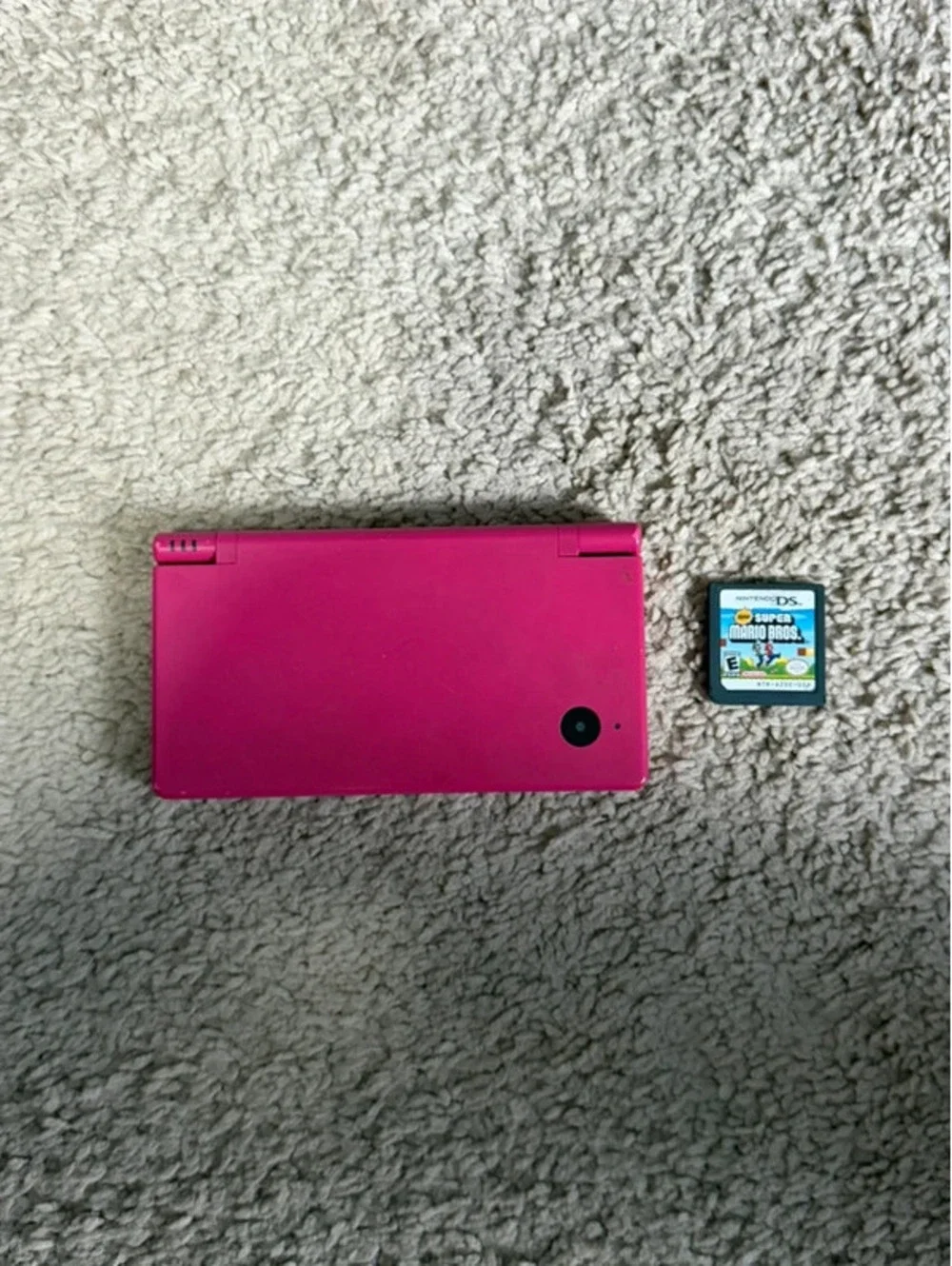 nintendo ds with mario